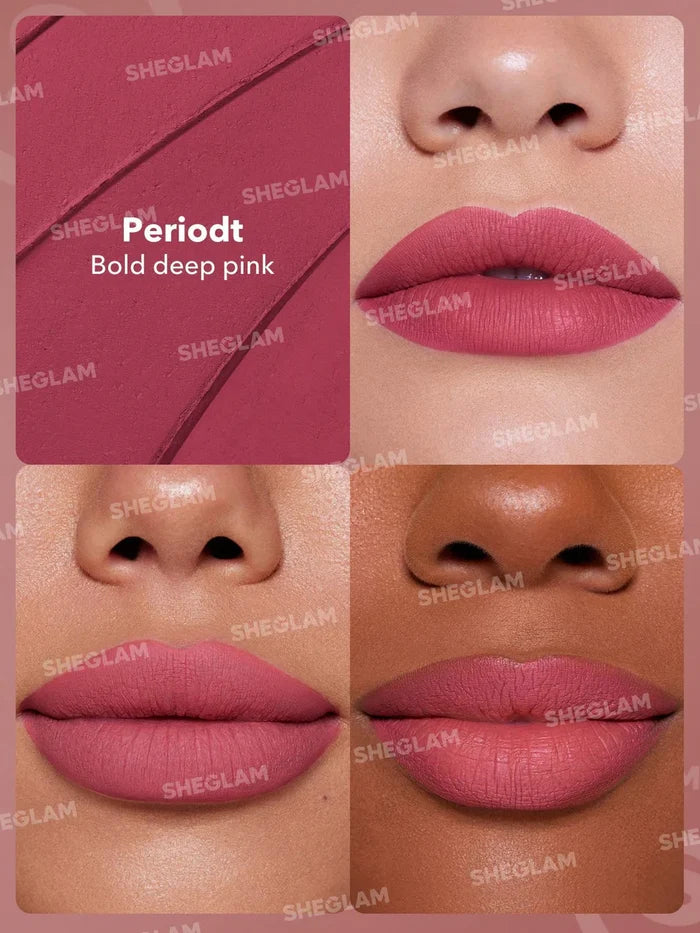 Sheglam Dynamatte Boom Long-lasting Matte Lipstick - Periodt