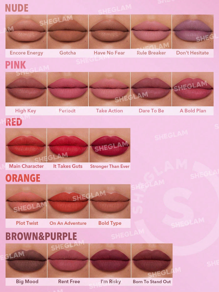 Sheglam Dynamatte Boom Long-lasting Matte Lipstick - Stronger Than Ever