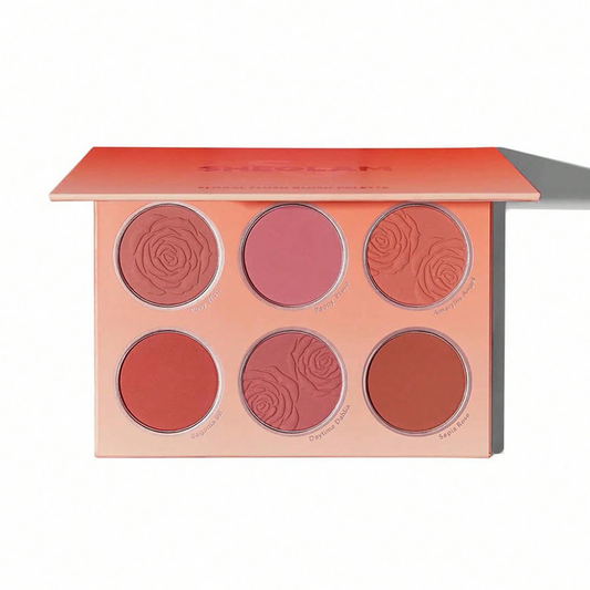 Sheglam Floral Flush Blush Palette - Multicolor