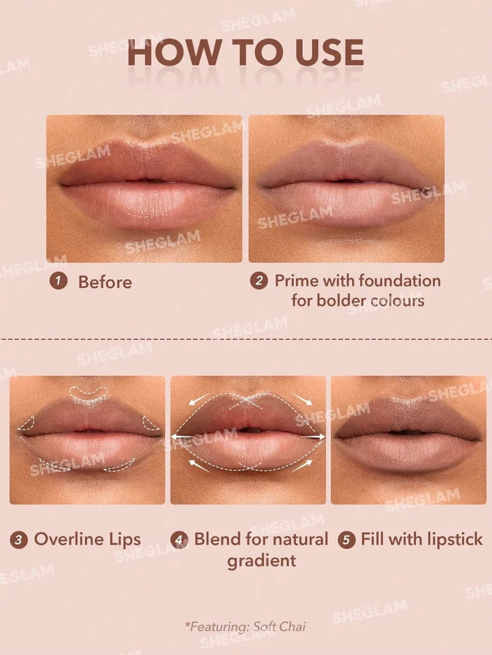 Sheglam Glam 101 Lipstick and Liner Duo - Berry Whip