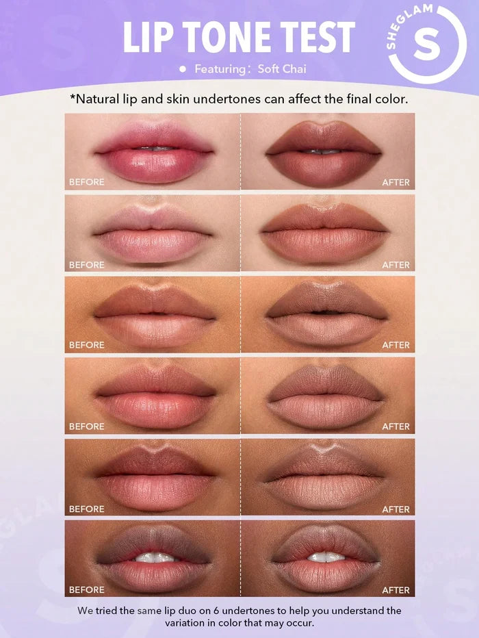 Sheglam Glam 101 Lipstick and Liner Duo - Macaron