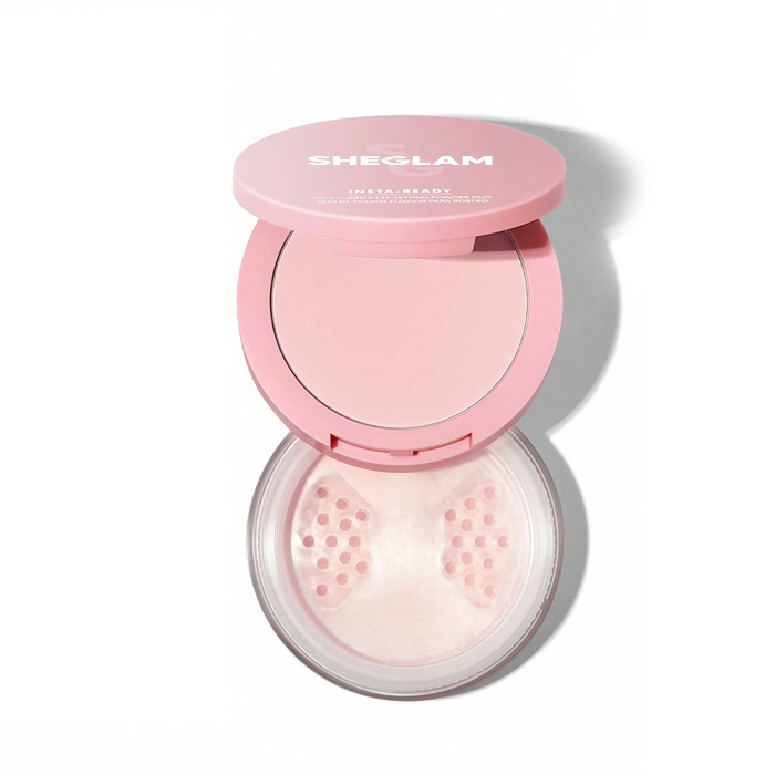 Sheglam Insta-Ready Face and Under Eye Setting Powder Duo - Bubblegum