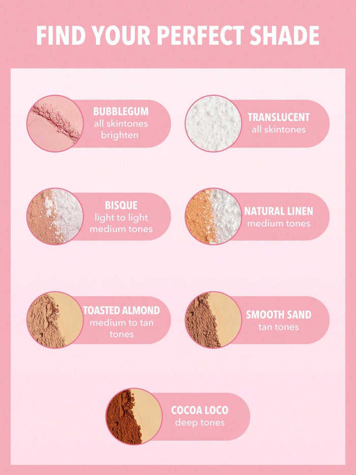 Sheglam Insta-Ready Face and Under Eye Setting Powder Duo - Bubblegum