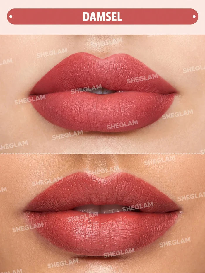 Sheglam Matte Allure Liquid Lipstick - Damsel (Expiry: 20/10/2026) (Buy 1 Get 1)