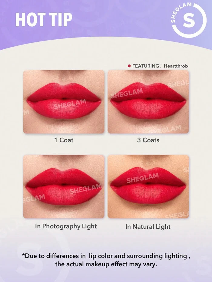 Sheglam Matte Allure Liquid Lipstick - Damsel (Expiry: 20/10/2026) (Buy 1 Get 1)