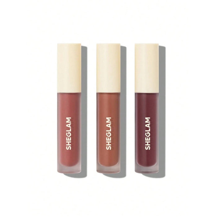 Sheglam Matte Allure Mini Liquid Lipstick Set - Feel Real