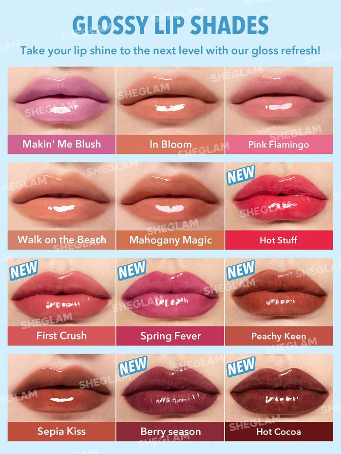 Sheglam Pout-Perfect Shine Lip Plumper -Pink Flamingo