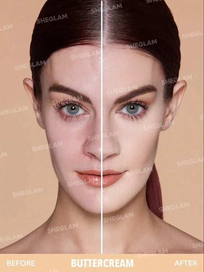 Sheglam Skin-Focus High Coverage Powder Foundation -Buttercream