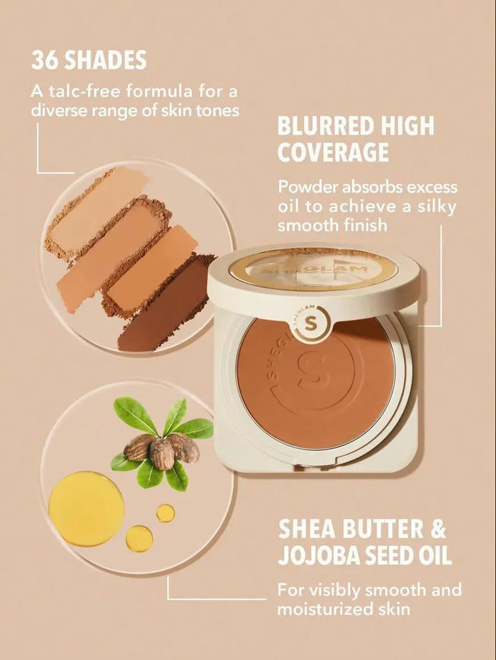 Sheglam Skin-Focus High Coverage Powder Foundation -Buttercream