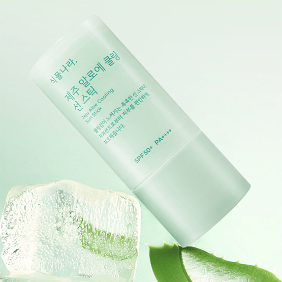 [Shingmulnara] Jeju Aloe Cooling Sun Stick SPF 50+ PA++++ 19g - Ballagrio