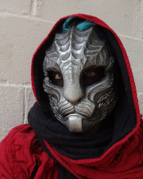 SILVER DRAGONCAT MASK