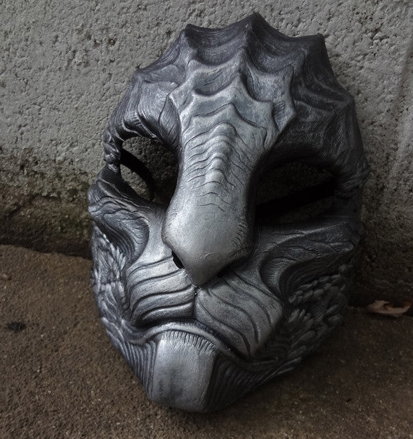 SILVER DRAGONCAT MASK
