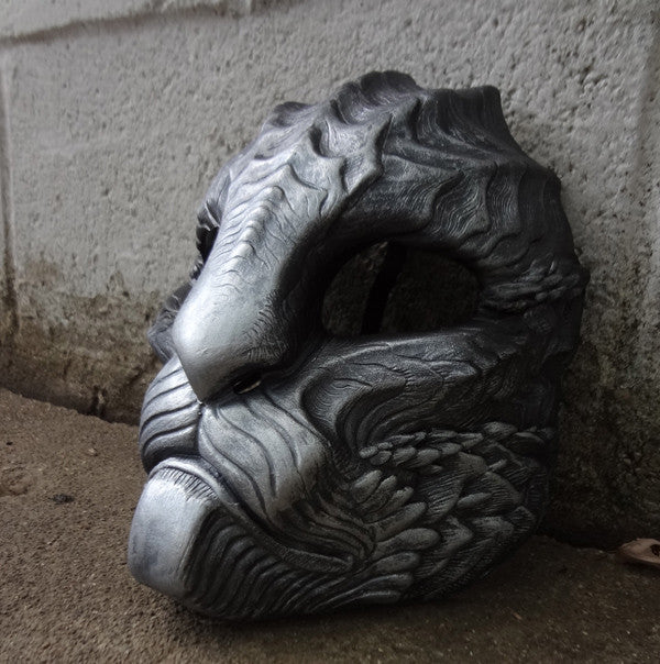 SILVER DRAGONCAT MASK