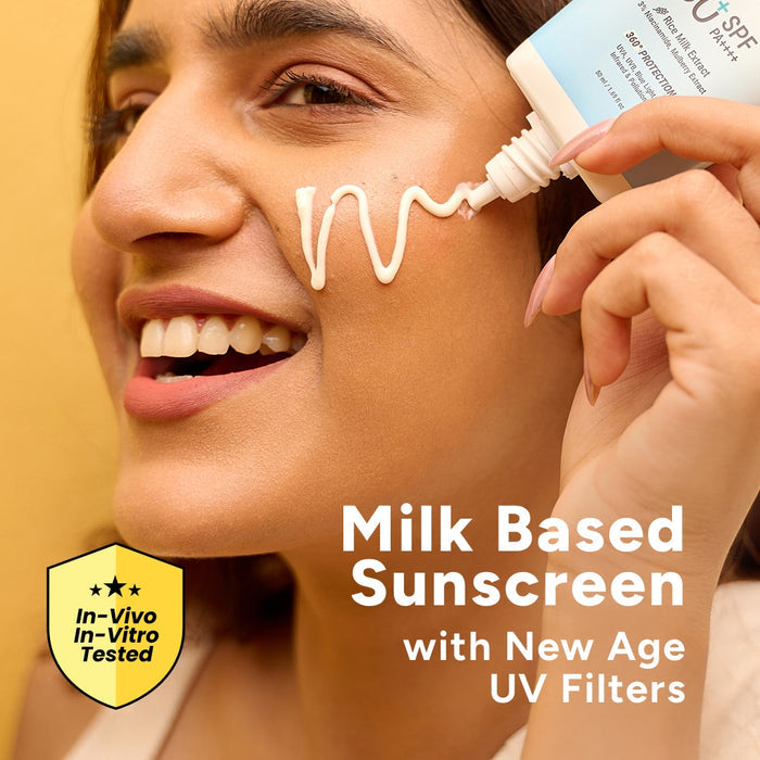 Vilvah Milk Based Sunscreen with New Age UV Filters