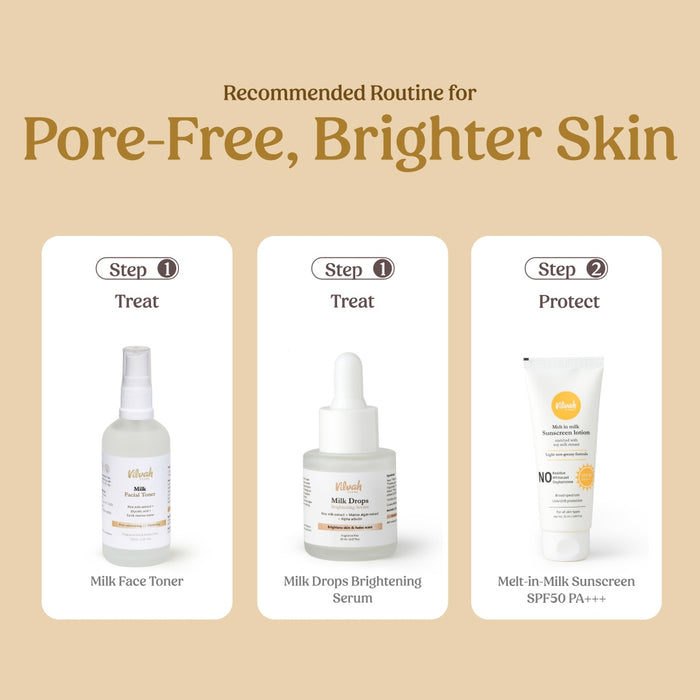 best routine for pore-free, brighter skin