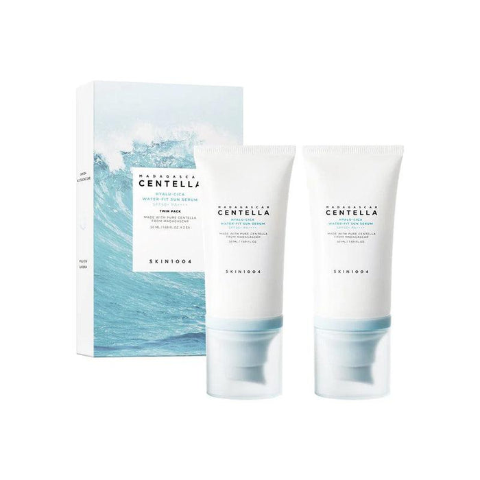 [SKIN1004] Madagascar Centella Hyalu-Cica Water-Fit Sun Serum Twin Pack (1+1) SPF 50+ PA++++ 50ml*2EA - Ballagrio