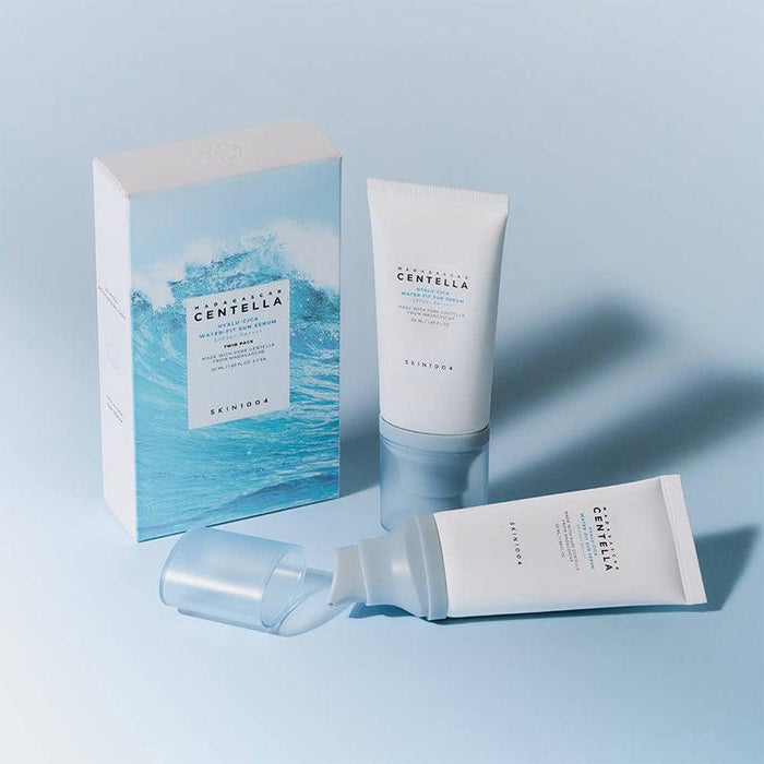 [SKIN1004] Madagascar Centella Hyalu-Cica Water-Fit Sun Serum Twin Pack (1+1) SPF 50+ PA++++ 50ml*2EA - Ballagrio