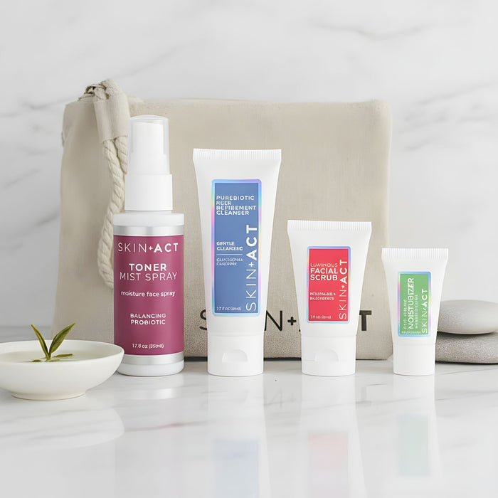 Skincare Travel Set With Bag
