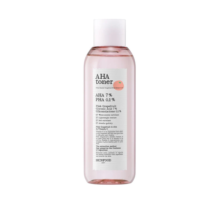 SKINFOOD AHA Toner Citrus Paradisi Grapefruit Fruit Extract 0.1% AHA 7% PHA 0.1%