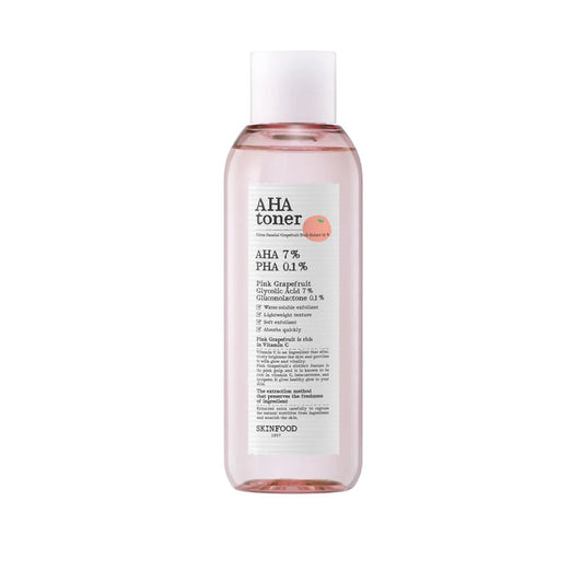 SKINFOOD AHA Toner Citrus Paradisi Grapefruit Fruit Extract 0.1% AHA 7% PHA 0.1%