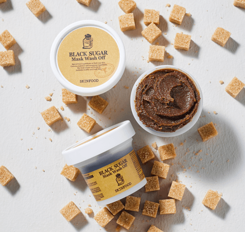 SKINFOOD Black Sugar Mask Wash Off ماسك السكر الاسود