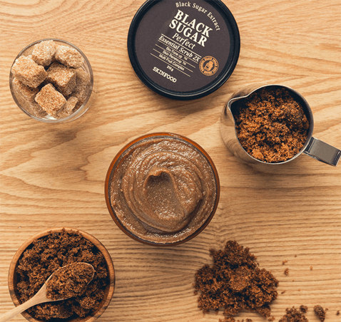SKINFOOD BLACK SUGAR Perfect Essential Scrub 2X ماسك مقشر بالسكر الاسود