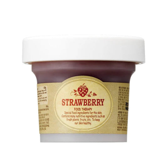 SKINFOOD Black Sugar Strawberry Mask Wash Off ماسك مقشر بالسكر الأسود والفراولة