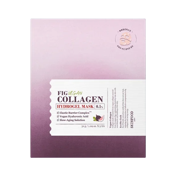 [SKINFOOD] Fig Vegan Collagen Hydrogel Mask 31g*5EA - Ballagrio