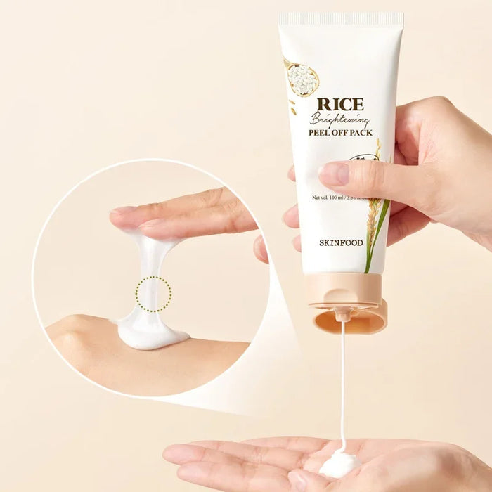 [SKINFOOD] Rice Brightening Peel Off Pack 100ml - Ballagrio