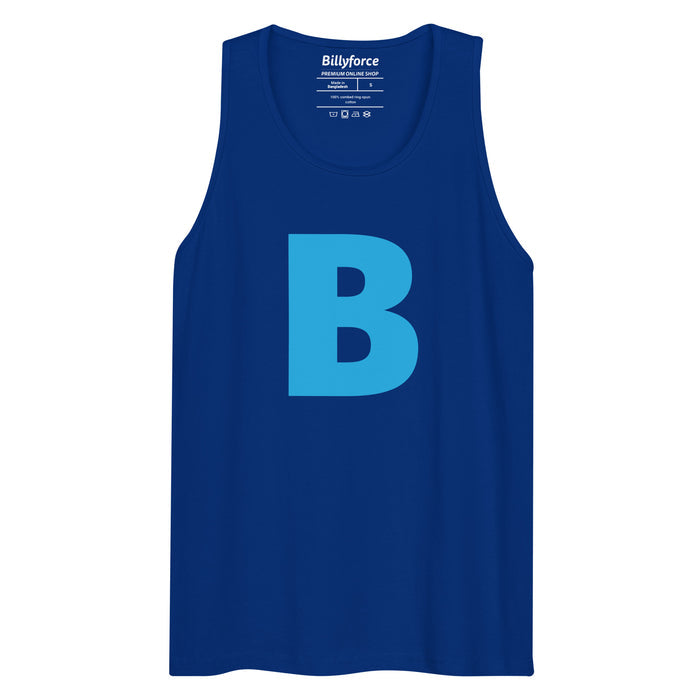 Sky Blue B Logo Men’s premium tank top
