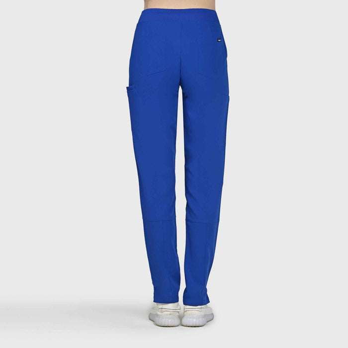 Sleek Eight-Pocket Slim Scrub Pant