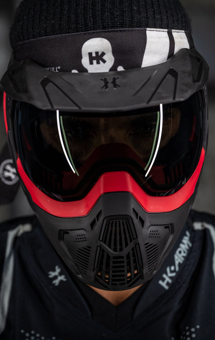 SLR Lava Goggle with Smoke Lens and Universal Black Visor. Visor not included.