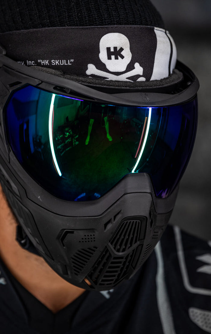 Quest SLR Goggle with Aurora Green Lens.