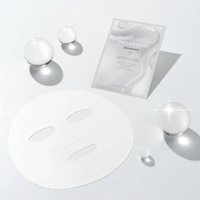 [S.NATURE] White Glow Ampule Mask 25ml*5EA - Ballagrio
