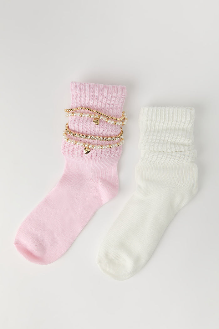 Socks & Sock Bracelets Set