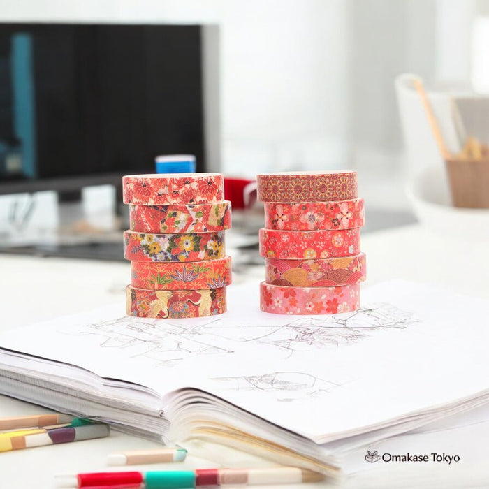 Songdao Washi Tape Set (10 Rolls)