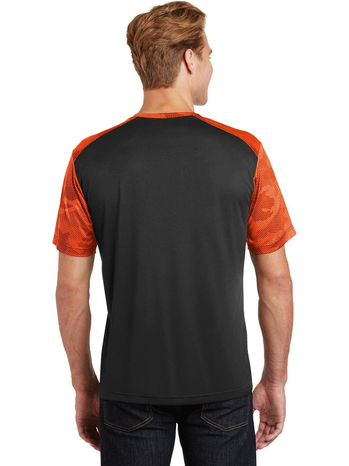 no-logo Sport-Tek Camohex Colorblock Tee-Regular-Sport-Tek-Thread Logic
