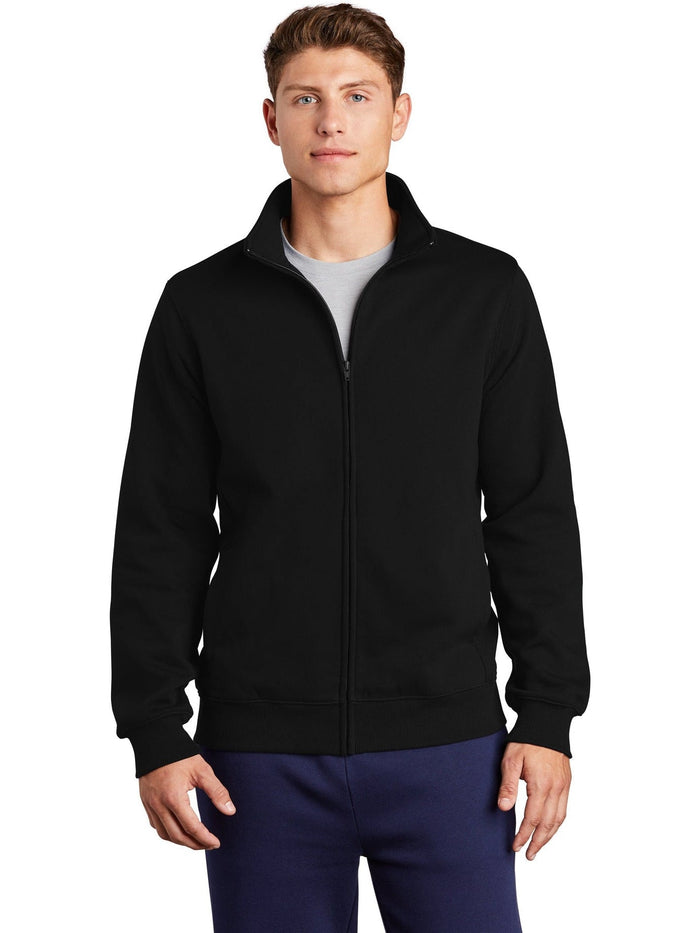 Sport-Tek Full-Zip Sweatshirt-Regular-Sport-Tek-Black-S-Thread Logic
