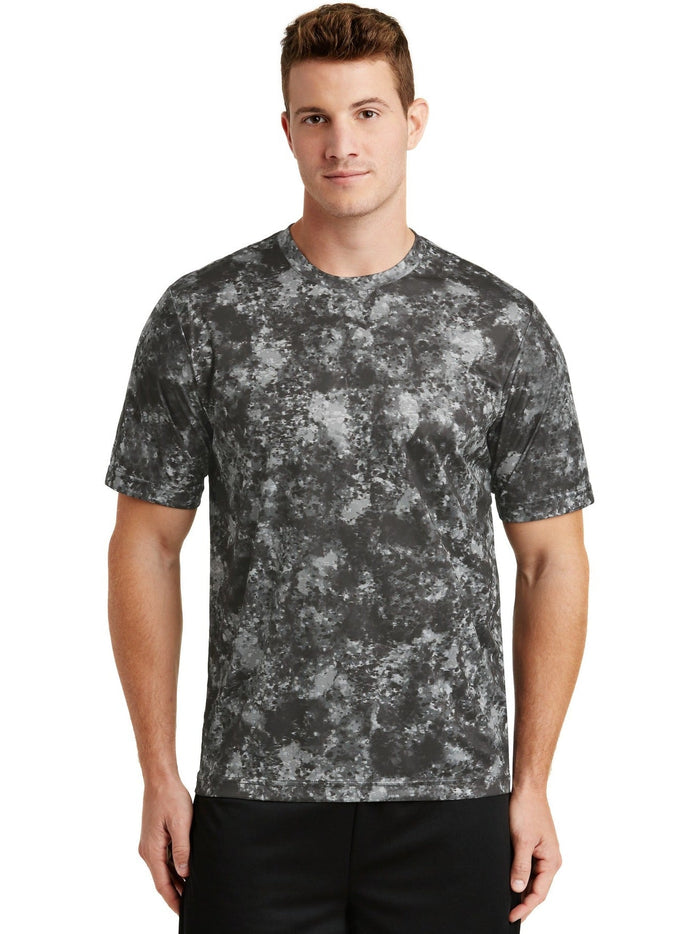 Sport-Tek Mineral Freeze Tee-Active-Sport-Tek-Black-S-Thread Logic
