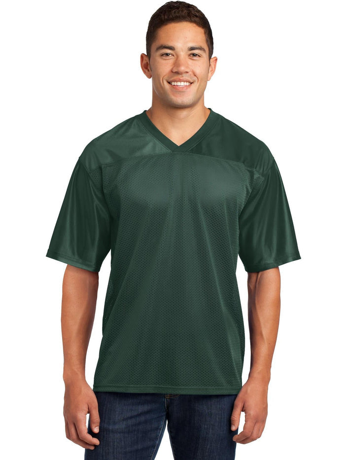 Sport-Tek Posicharge Replica Jersey-Regular-Sport-Tek-Forest Green-S-Thread Logic