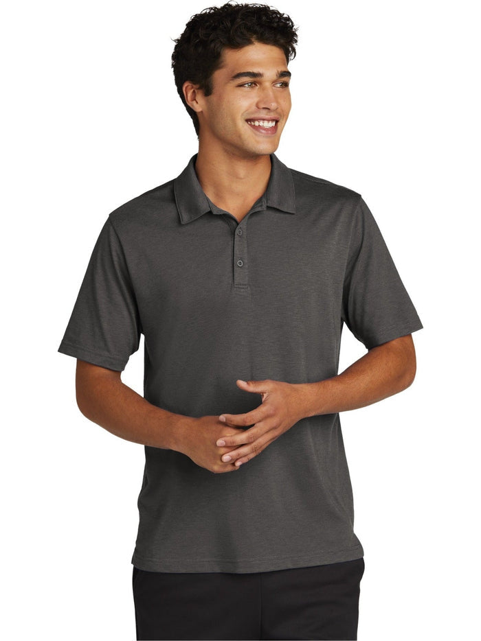 Sport-Tek Posicharge Strive Polo-Regular-Sport-Tek-Graphite-S-Thread Logic