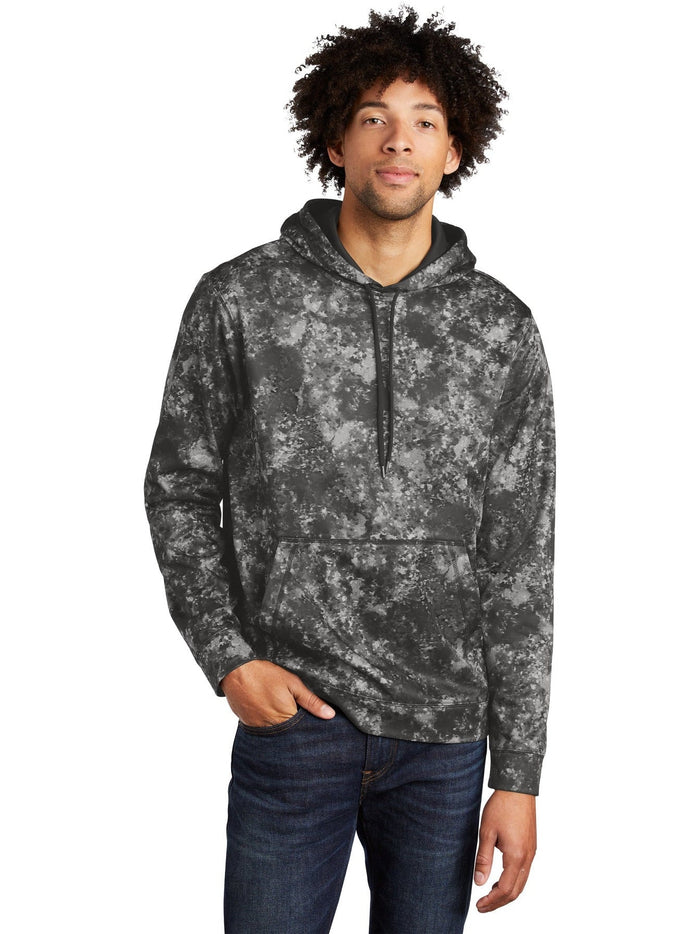 Sport-Tek Sport-Wick Mineral Freeze Fleece Hooded Pullover-Regular-Sport-Tek-Black-S-Thread Logic