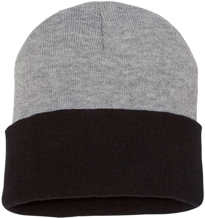 no-logo Sportsman Colorblocked 12" Cuffed Beanie-Headwear - Winter-Sportsman-Thread Logic