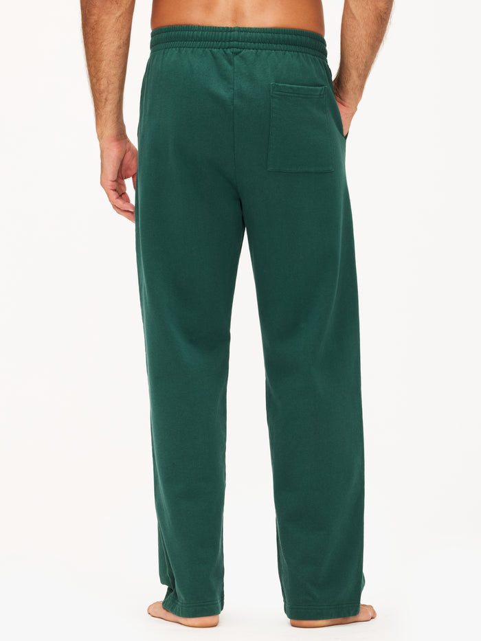 Sporty & Rich NY Crest Embroidered Wide Sweatpant