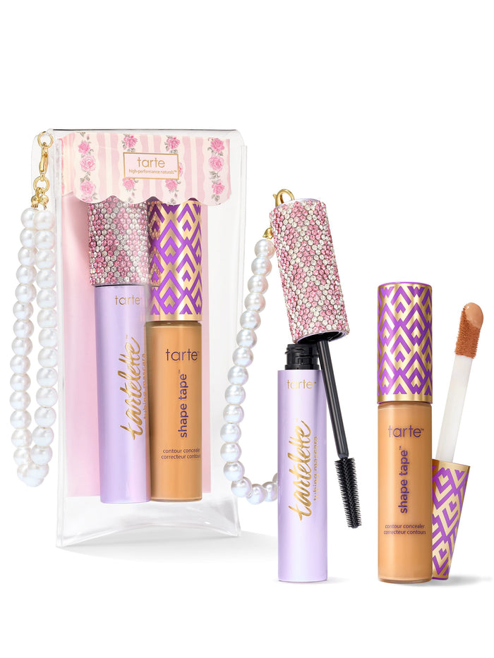 tarte cosmetics SPOTTED the icons best sellers set against a white background, shade 35N
