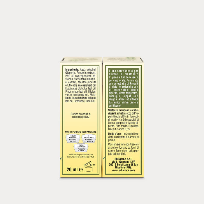 Spray con Erbe Balsamiche Propoli Titolata