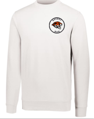 SQUIRT B2 ADULT "LOGO HOCKEY MOM" 60/40 FLEECE CREWNECK SWEATSHIRT