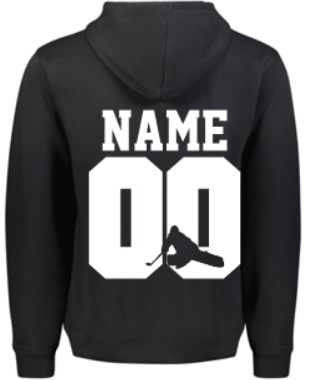 SQUIRT B2 ADULT "STICKS HOCKEY MOM" 60/40 FLEECE HOODIE
