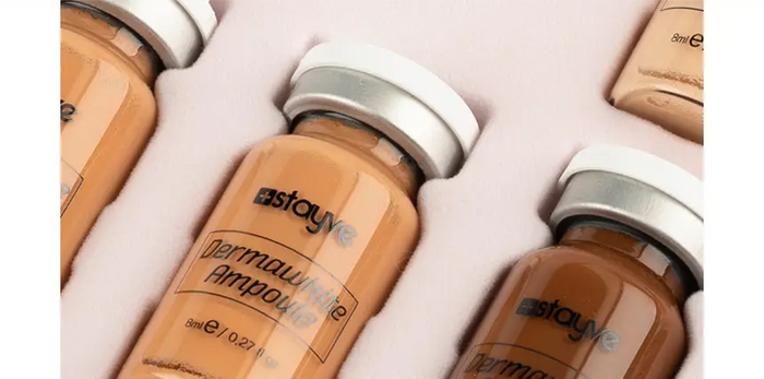 Stayve BB Glow Kit - 12 Customized Ampoules with 5 Shades & 5 Boosters for Radiant Skin - SD Cosmetics Care
