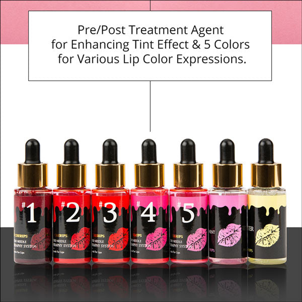 Stayve Cherips Micro-needling Ampoules Set for Lips / Lip Tint - SD Cosmetics Care